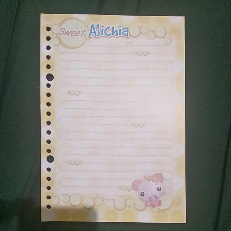 

[MIN. BELI 5 LEMBAR] Isi Binder A5 Kiky Series (Part 1)