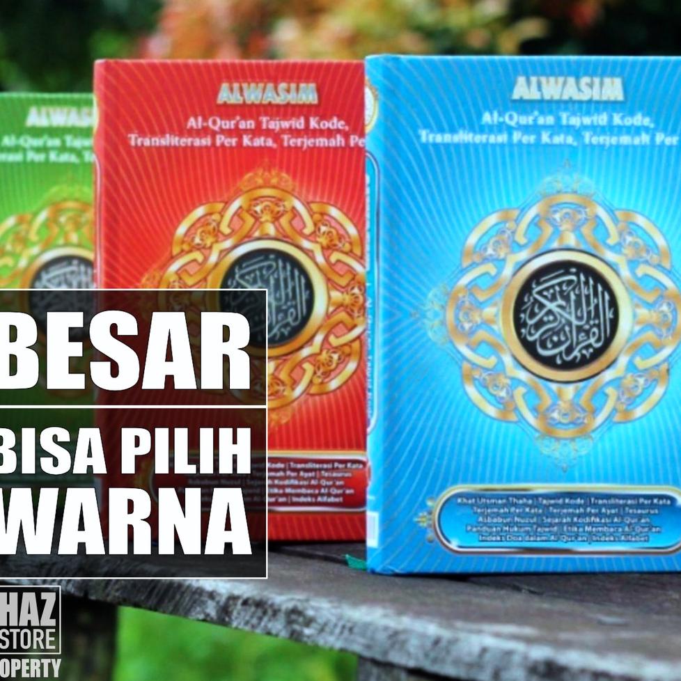 NEW PRODUCT 9323 Al-Quran Besar Al-Wasim Alquran Terjemah Perkata Arab Latin A4 Alqur'an Terjemahan 