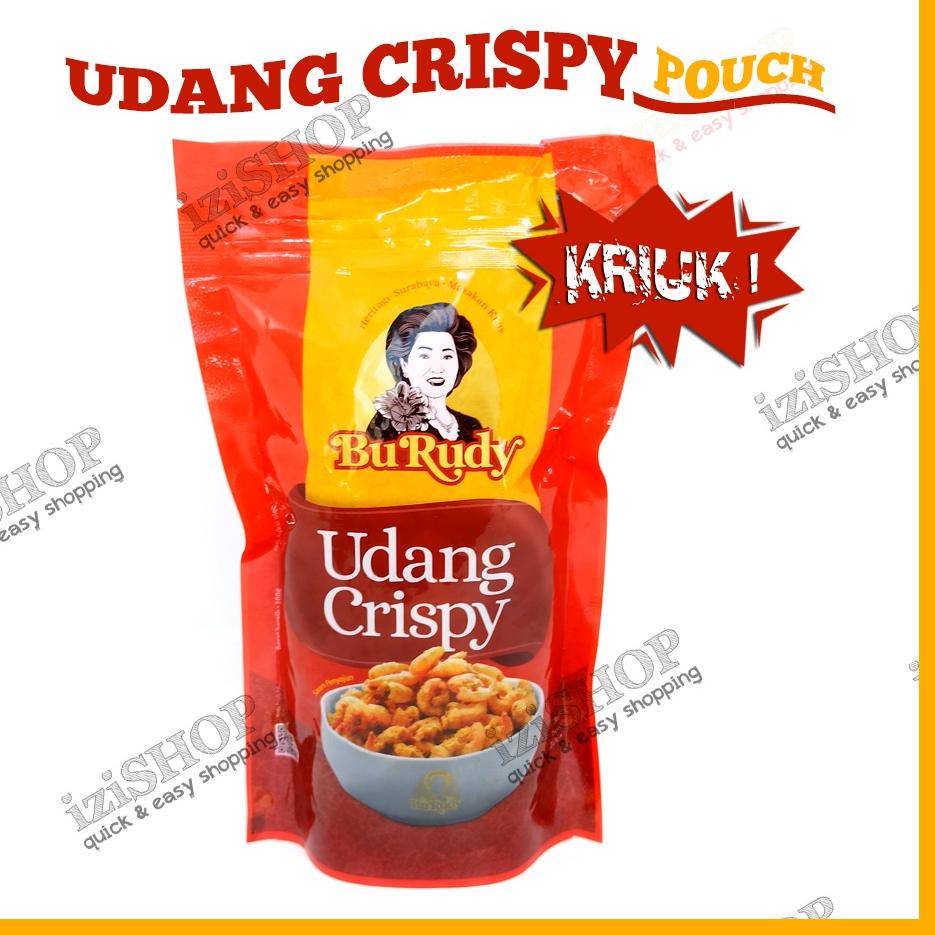 

ㆅ UDANG CRISPY Kemasan POUCH Khas Bu Rudy サ