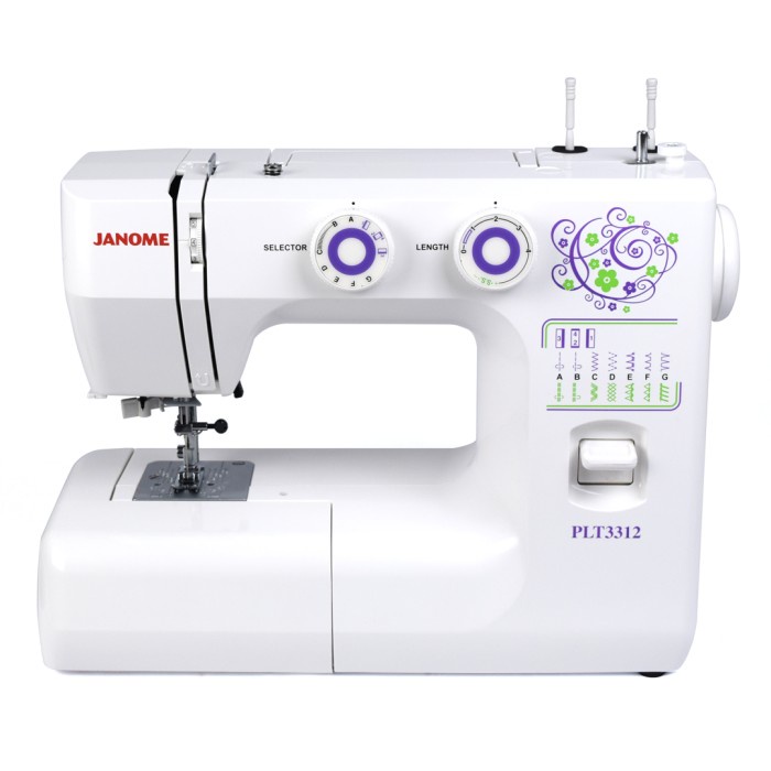 {SantiStore} Mesin Jahit JANOME PLT 3312 - PLT3312 Multifungsi Portable Limited