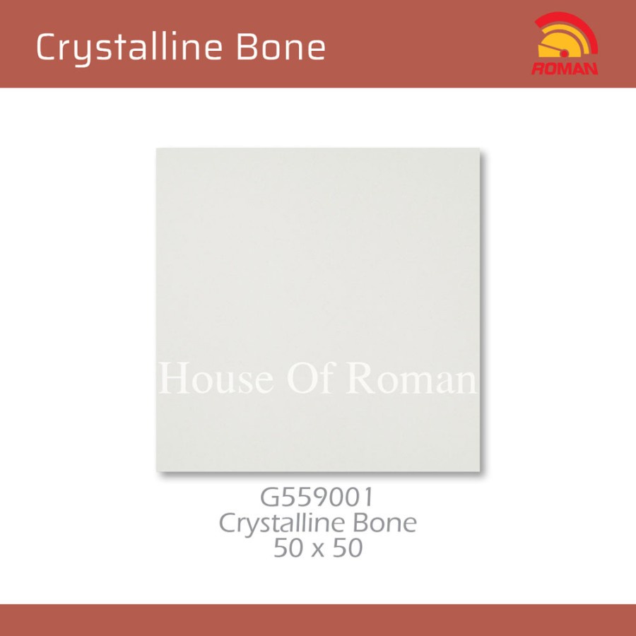 ROMAN KERAMIK CRYSTALLINE BONE 50X50 G559001 (ROMAN HOUSE OF ROMAN)