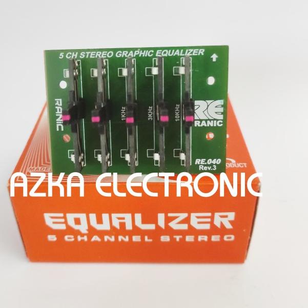 Kit Equalizer 5 Channel Stereo