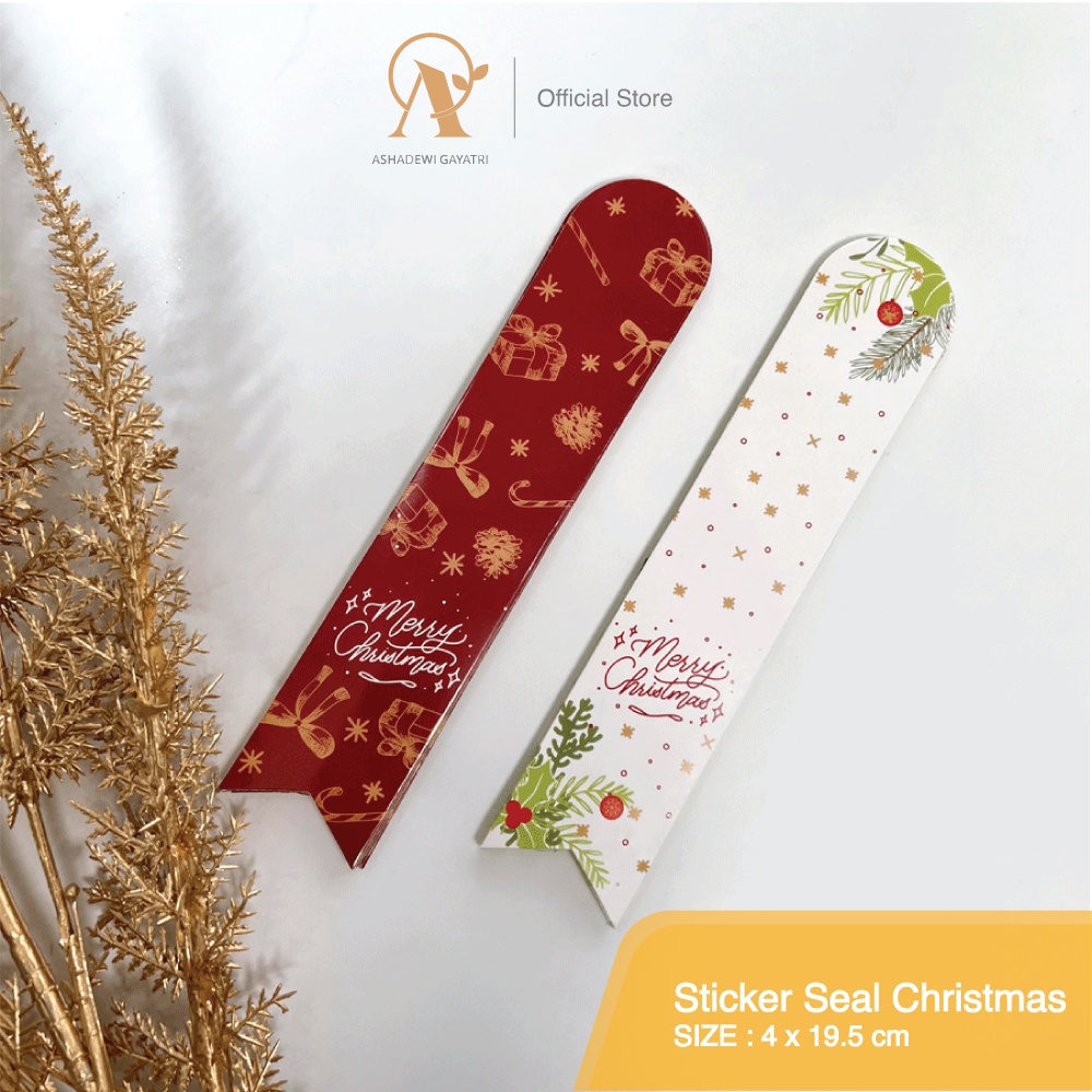 

Ashadewi Gayatri - Sticker Seal Christmas 4 x 19.5 cm [Harga 10 pcs]