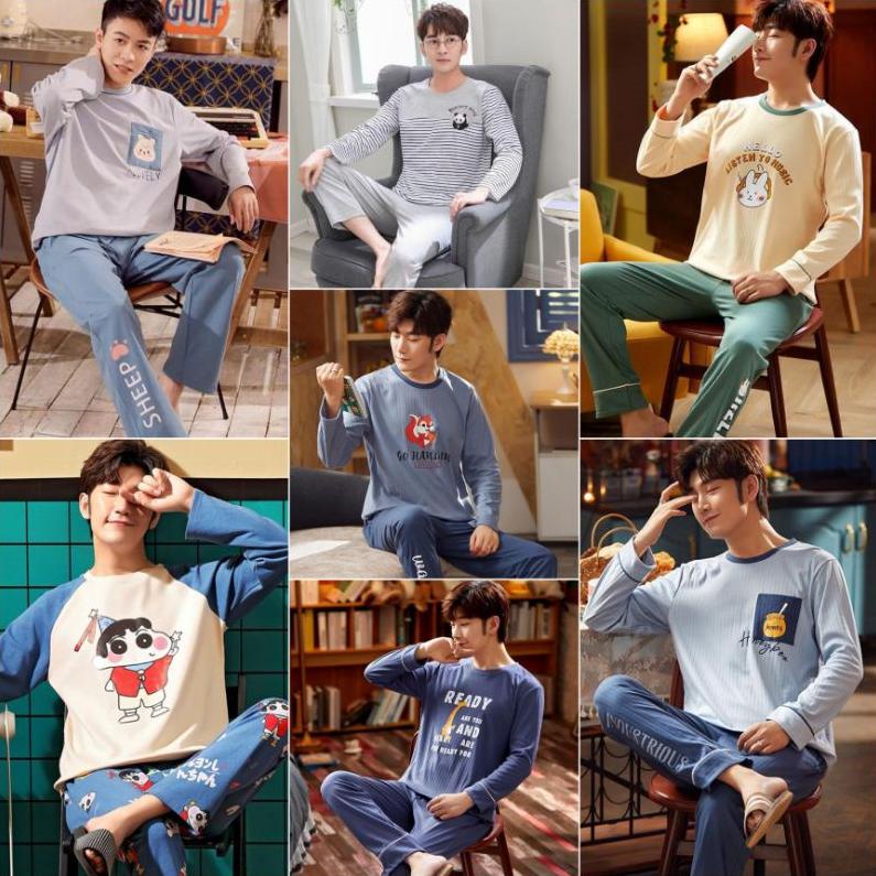 Banyak Peminat stelan piyama pria dewasa import / piyama laki-laki / piyama import premium / grosir 