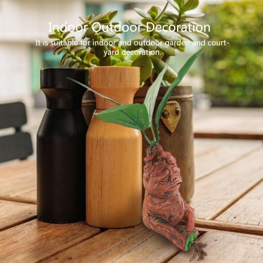 [Elegan] Patung Rumput Pengerjaan Halus Serbaguna Untuk Ornamen Halaman Rumah Dekorasi Ruang Tamu Bermutu Tinggi Dengan Kerajinan Patung Daun