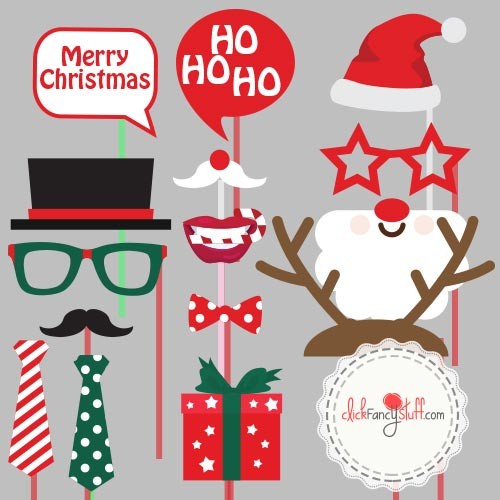 Merry Christmas photobooth Props dekorasi / bando/aksesoris natal