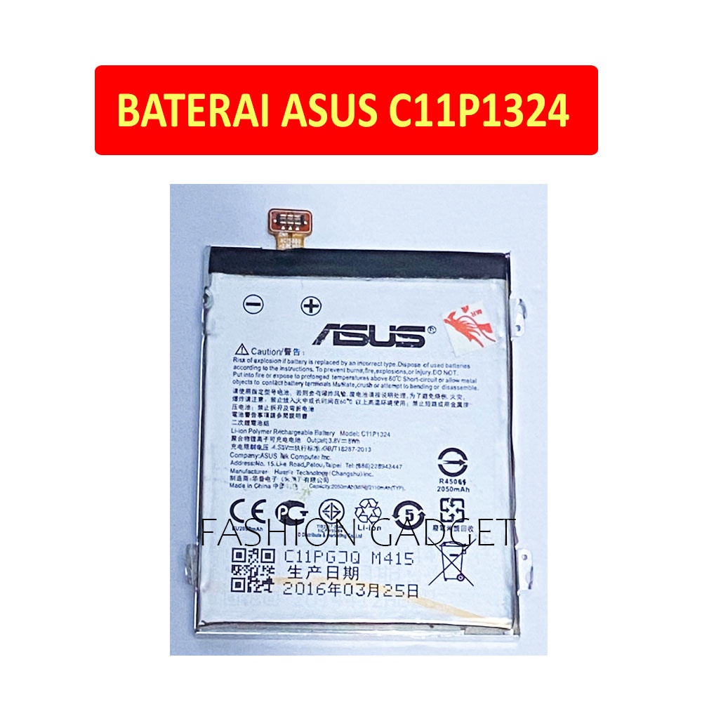 Baterai Asus Batery C11P1324 Baterai Zenfone 5 T00F T00J A500CG A501CG Batu Batre Batere Batterai Batrei Hp