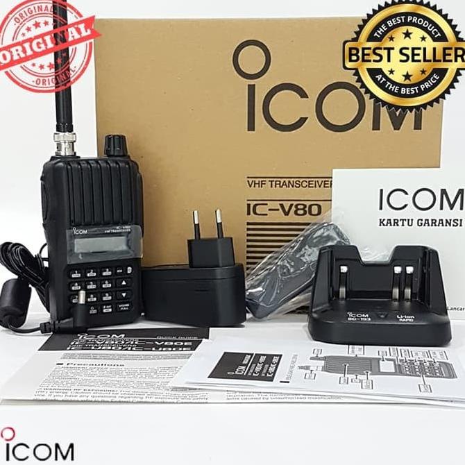 Radio Ht Icom V 80 Icv80 Ic-V80 Vhf Handy Talky V80E V80 New