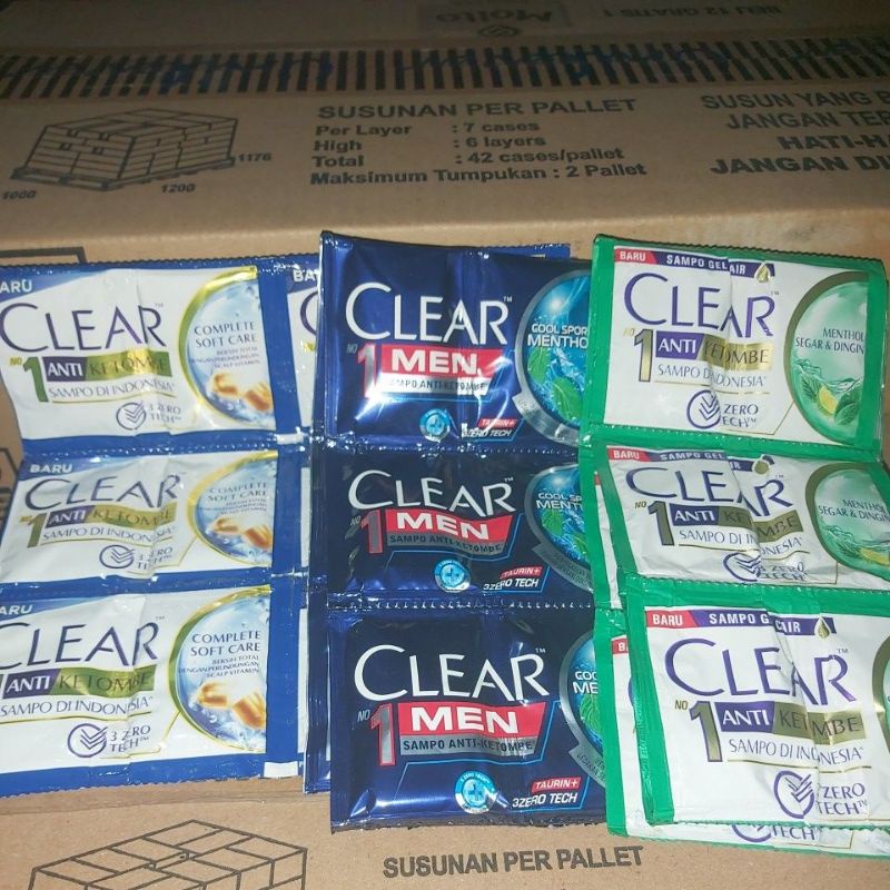 SHAMPO CLEAR RENTENG 24SACHET