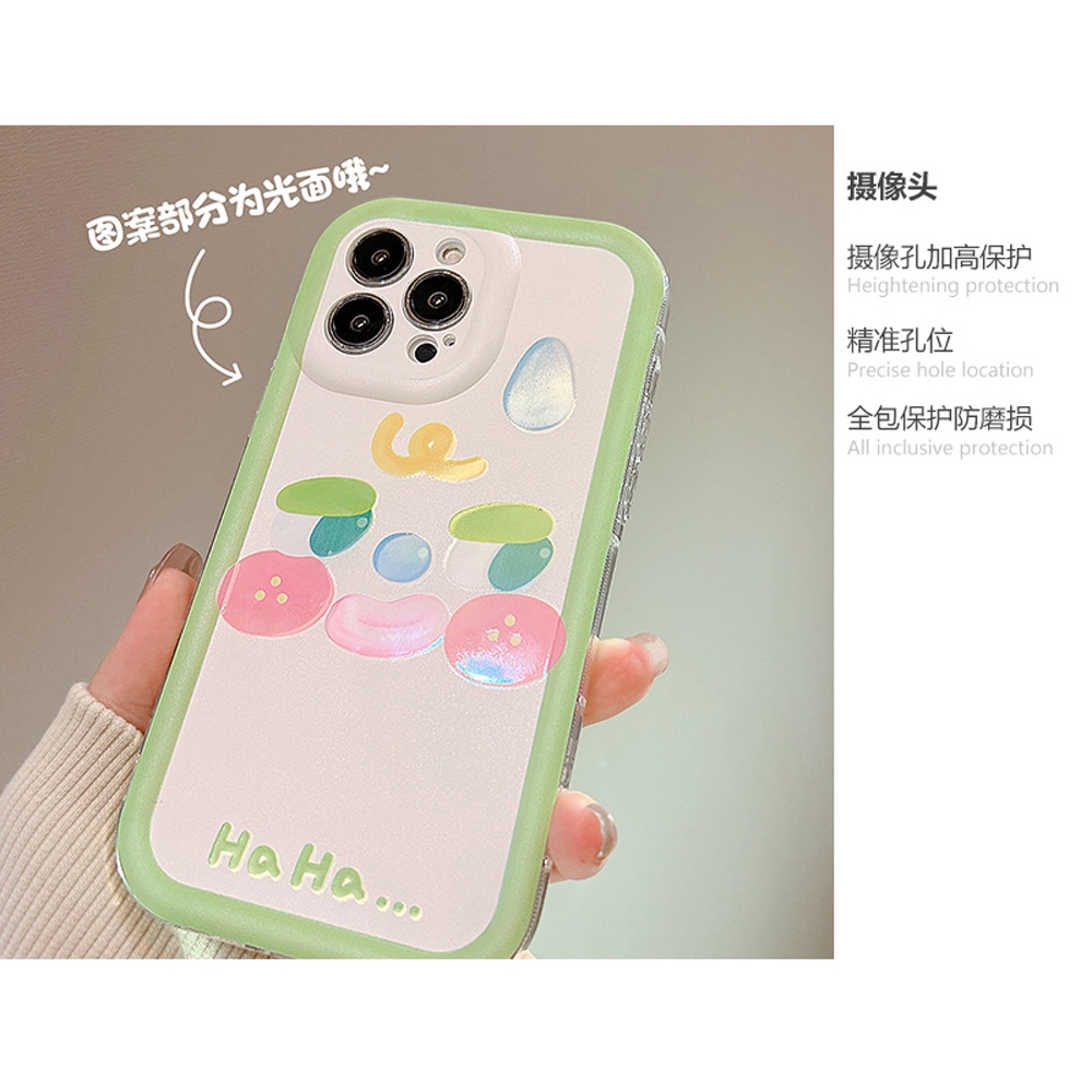 Ins HAHA Soft Case Silikon Motif Emoji Lucu Untuk Iphone 14 11 12 13 PRO MAX