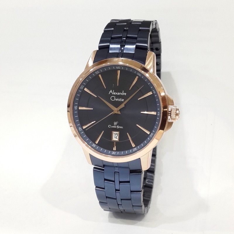 ALEXANDER CHRISTIE AC 8655 ROSEGOLD BLUE AC 8655 ORIGINAL