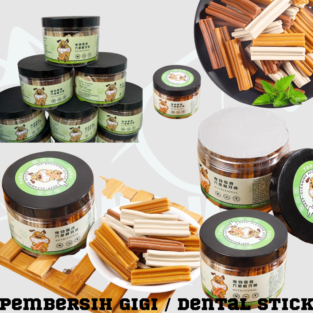 DONGWU 265gr DENTAL STICK UNTUK HEWAN ANJING / DOG TREATS / SNACK ANJING - PEMBERSIH GIGI ANJING - PEMBERSIH PENGHILANG BAU MULUT ANJING DAN GIGI DENTAL