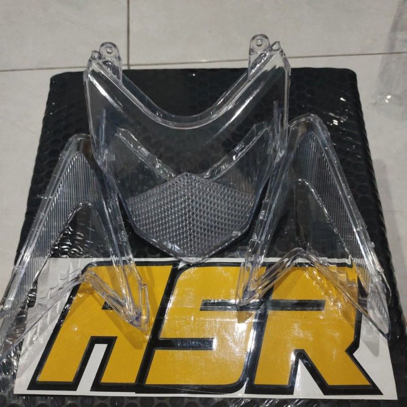 MIKA KACA LAMPU STOPLAMP PLUS SEN BELAKANG HONDA VARIO 125 TEKNO LAMA OLD PUTIH BENING 2013 2014 2015 PGM FI