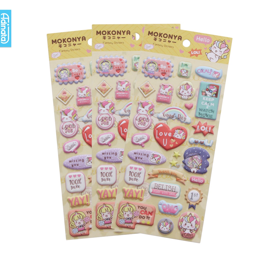 

Mokonya Stickers Puffy 2250-6178
