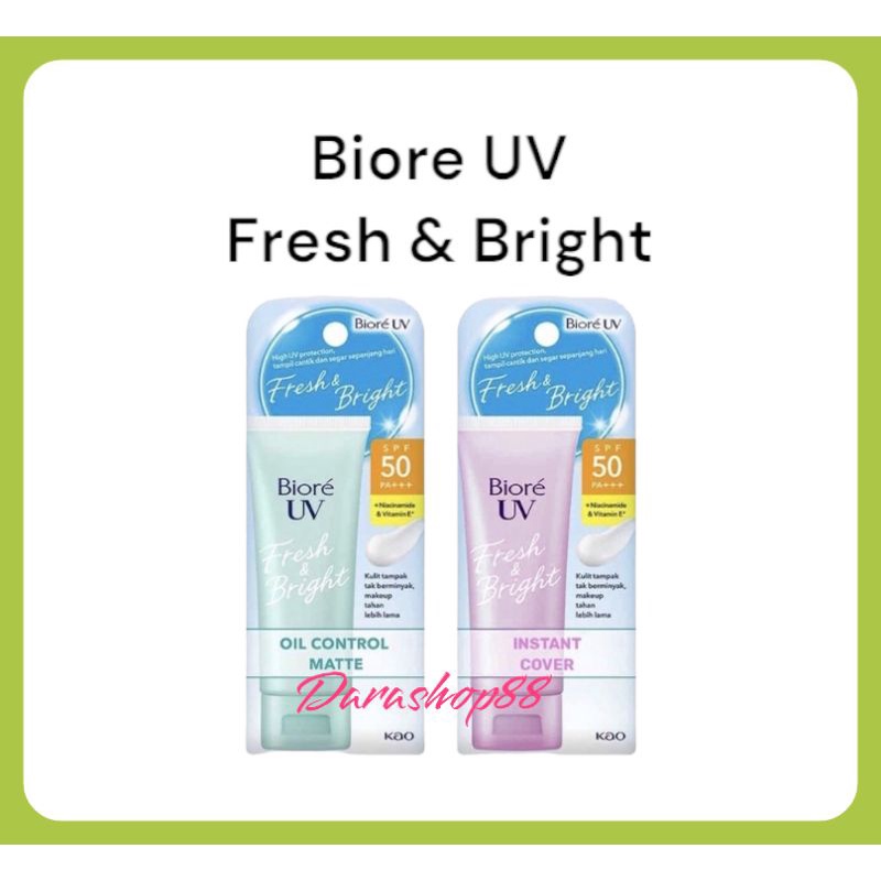 Biore UV Fresh & Bright Sunscreen