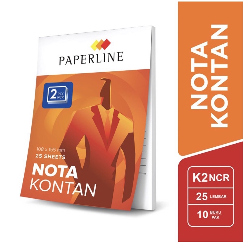 

Buku Nota Kontan Kecil 2 ply Paperline / Nota Kontan Rangkap 2 Kecil (NK K2)