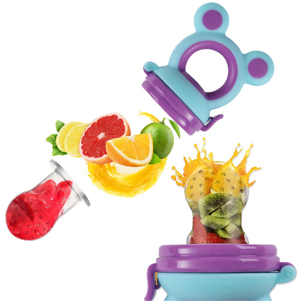 Dot Buah Bayi / Baby Fruit &amp; Food Feeder / Empeng Buah Bayi R838