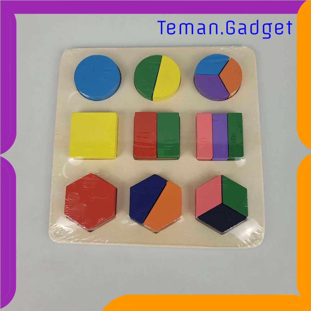 TG-MAN Diikamiiok Mainan Balok Puzzle 3D Geometry Anak - TOY01