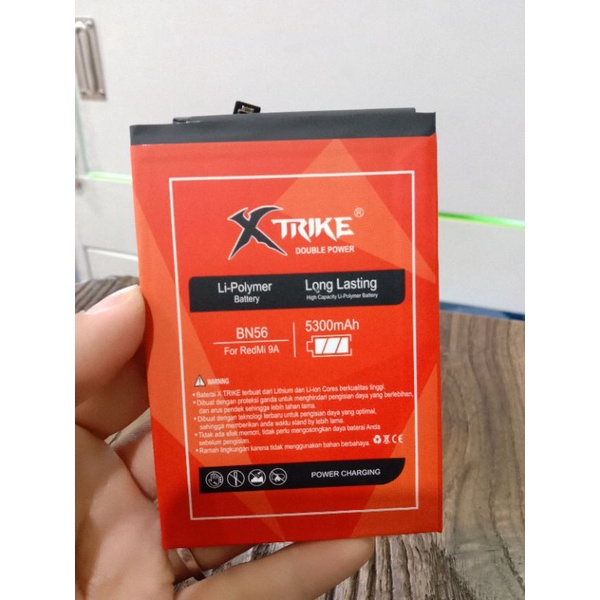 BATRE XTRIKE REDMI 9A BN56 DOUBLE POWER