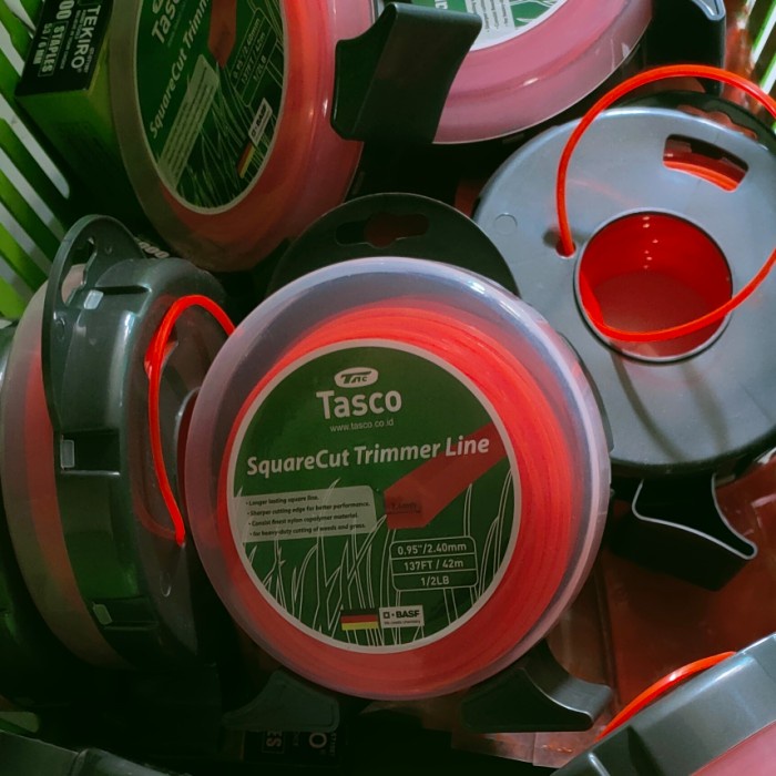 Cutt Pisau Pemotong Rumput Senar Tasco - Mata Senar Potong Rumput Tasco Ori