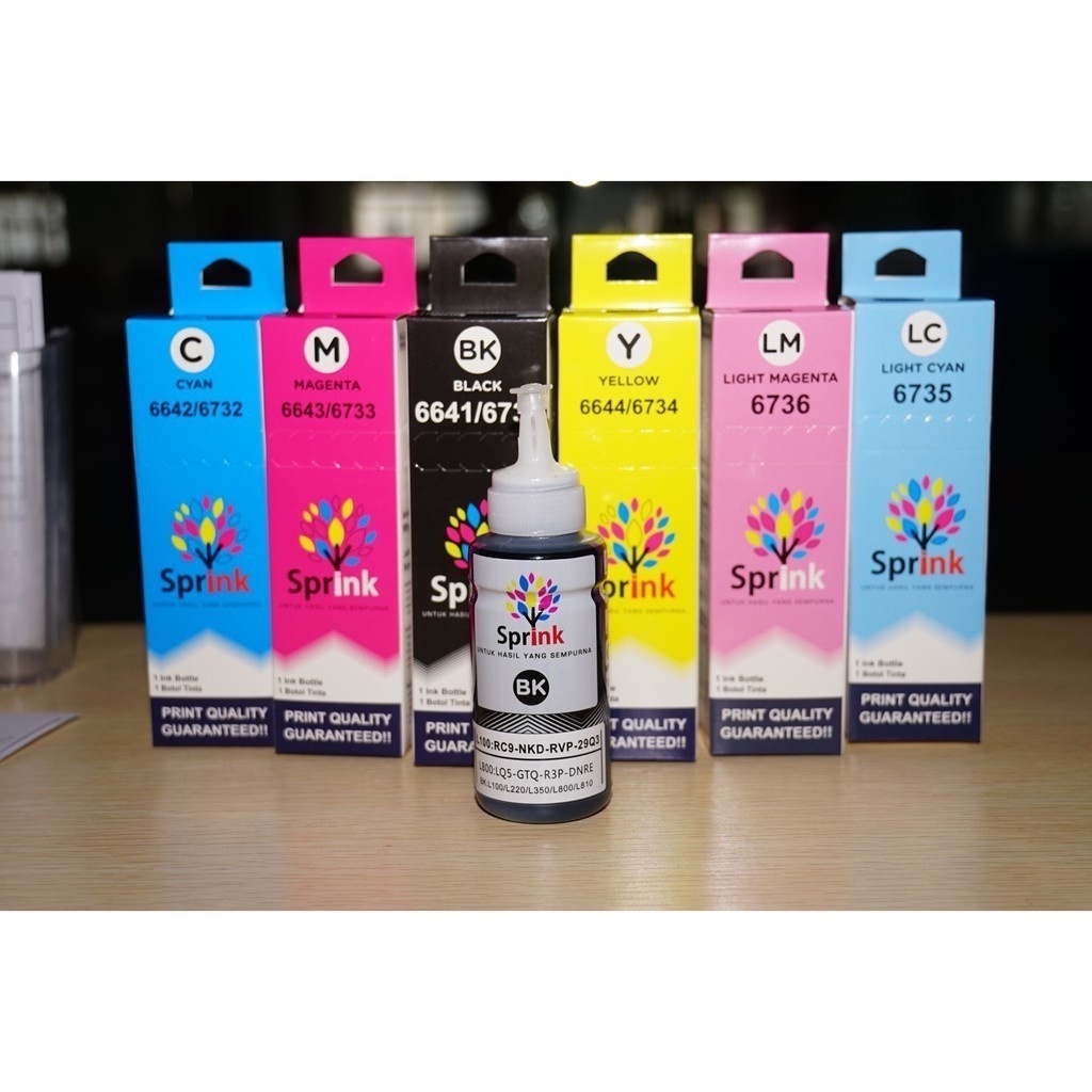 TINTA Sprink EPSON 664 L110 L120 L210 L220 L300 L310 L350 L360 L365 664