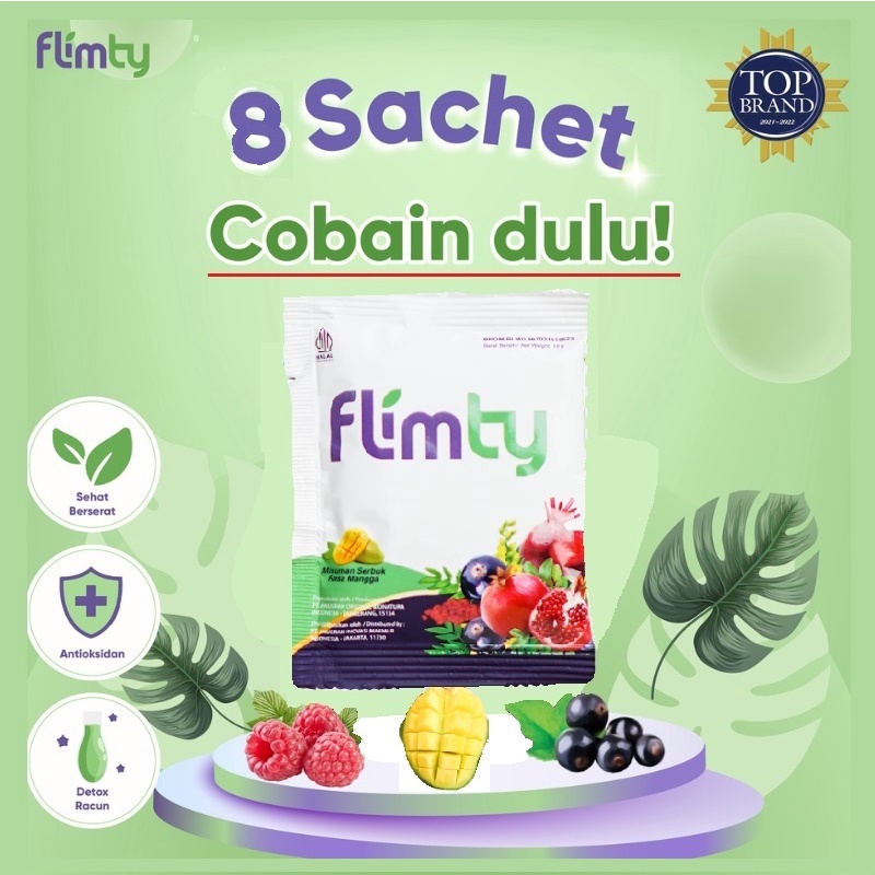 [ORIGINAL] FLIMTY FIBER PER 8 SACHET PELANGSING OBAT KURUS DIET  DETOX SEMARANG JAWA TENGAH  COD