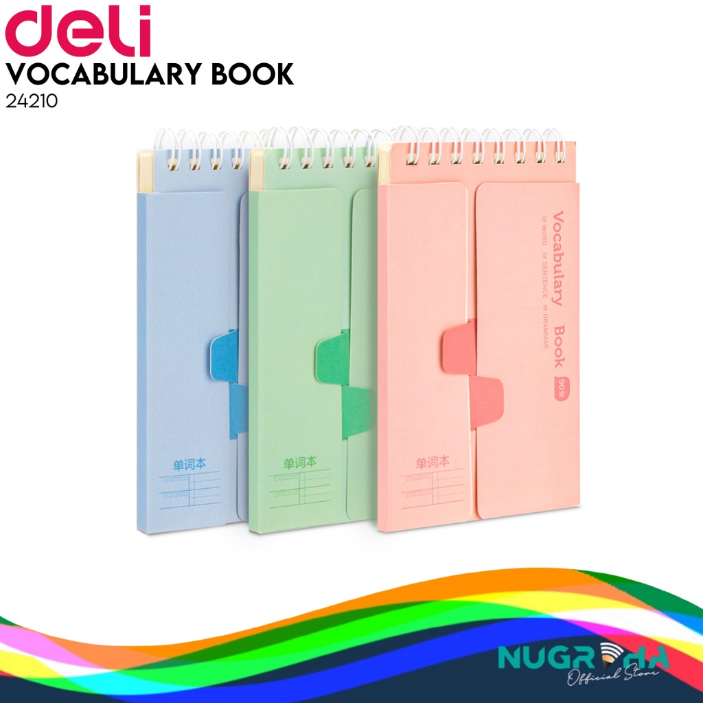 

Deli Spiral Notebook / Notes 90Lembar Kertas 70gsm Desain 2 Sisi 24210