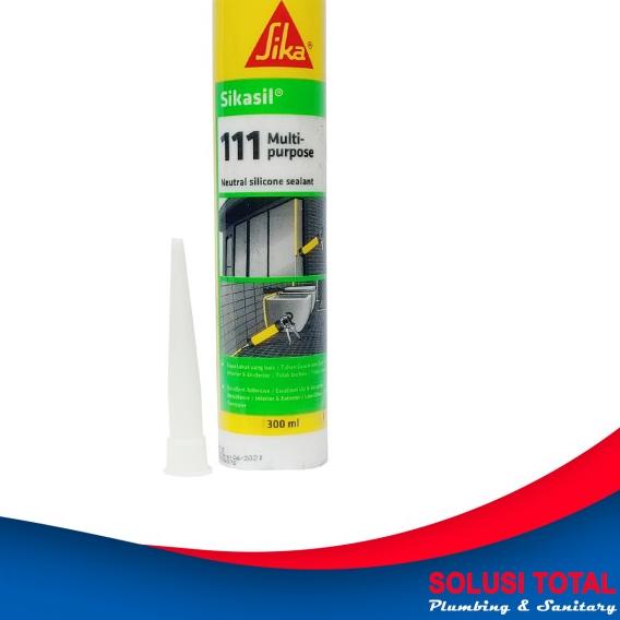 

SikaSil 111 Multipurpose Grey Silicone Sealant 300ml