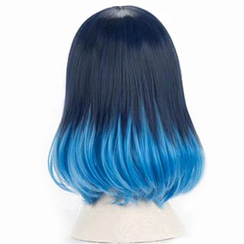 [MikanHiro Store] Wig Cosplay Ghost Slayer's Blade cos wig kitchen door charcoal Jilang kitchen door Nezuko cosplay mouth Ping Yizhi help my wife Shanyi
