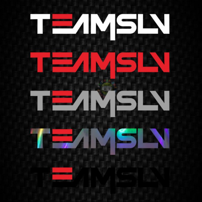 Stiker teamslv cuting sticker TEAMSLV viral