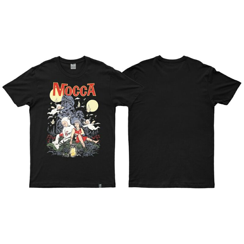 Mocca - When The Moonlight Shines - T-shirt Mocca New Merchandise Kaos Band Mocca