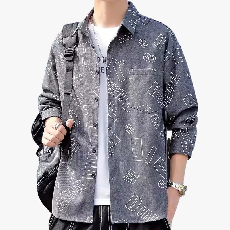 HAYDI27 KEMEJA LENGAN PANJANG IMPORT PRIA WANITA KOREA BTS