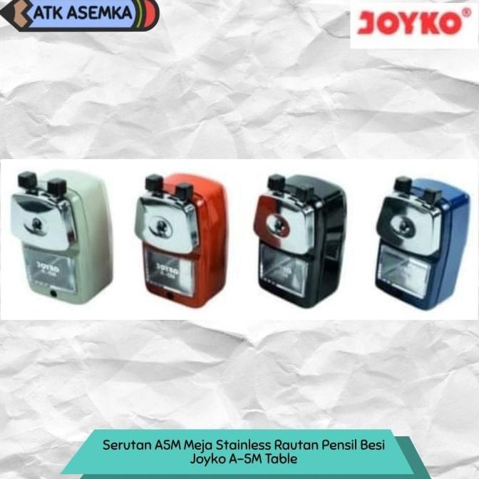 

TERLARIS Serutan A5M Meja Stainless Rautan Pensil Besi Joyko A-5M Table /ALAT TULIS AESTHETIC/ALAT TULIS SEKOLAH/ALAT TULIS SET/ALAT TULIS LENGKAP/ALAT TULIS ANAK/ALAT TULIS LUCU