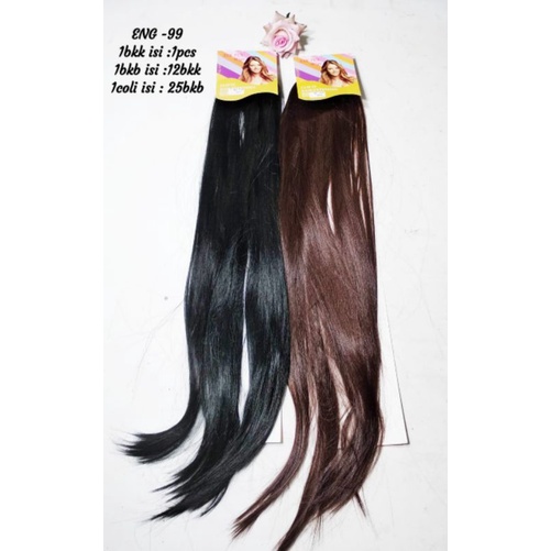 Hair Clip|Extension Hair|Hair Clip Rambut Lurus.