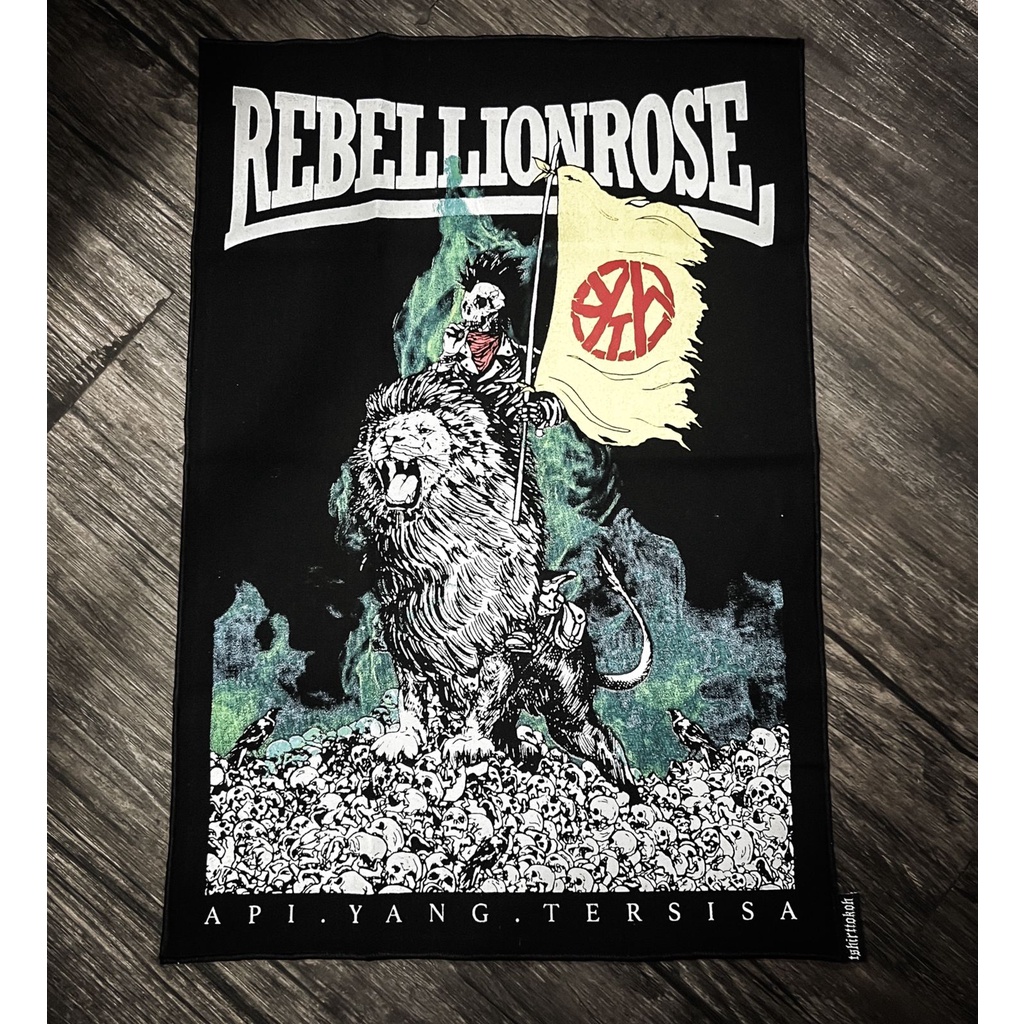 Tshirttokoh - Backpatch Kolaborasi Tshirttokoh x Rebellion Rose