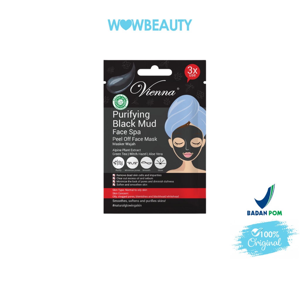 VIENNA Face Mask Peel Off - Masker Wajah Peel Off