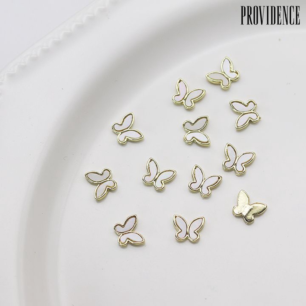 10 Pcs Kupu-Kupu 3D Glitter Shining Tiga Dimensi Nonfalling Untuk Dekorasi Manicure