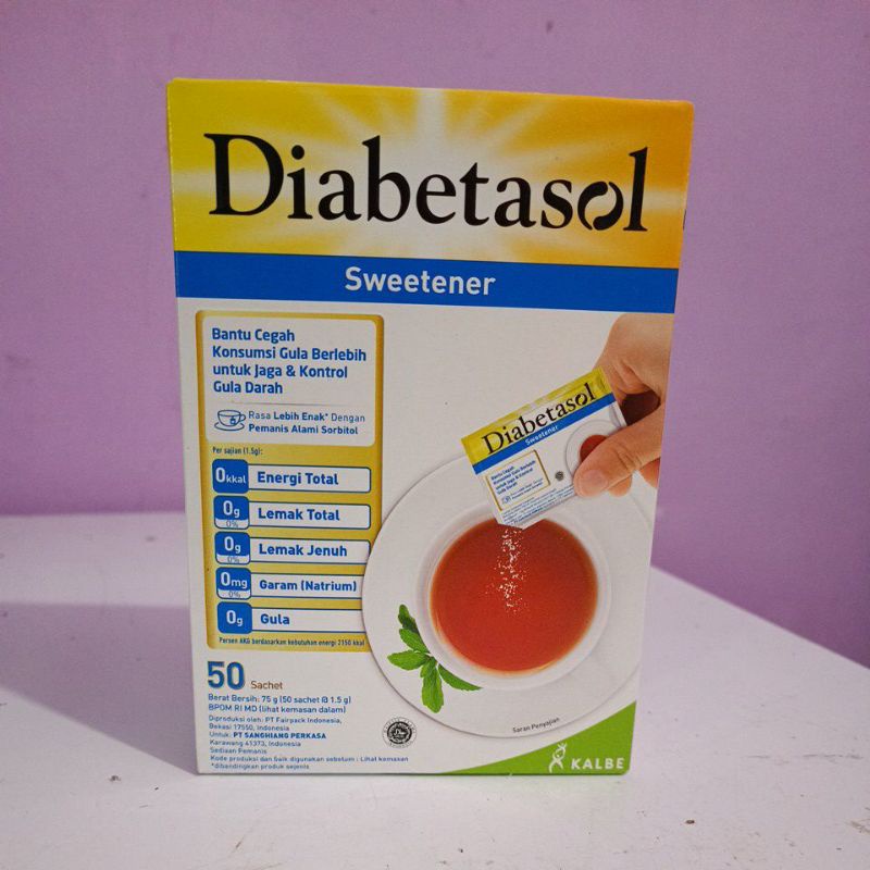

DEABETASOL SWEETENER PENGGANTI GULA UNTUK PENDERITA GULA DARAH