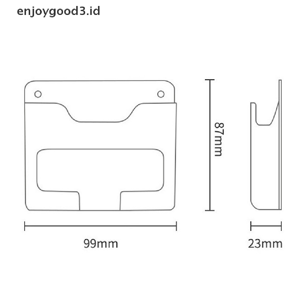 Rak Braket Penyimpanan Ponsel universal Model Soket Dinding