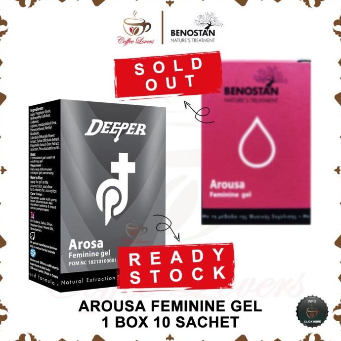 PROMO BENOSTAN AROUSA FEMININE GEL 1 BOX (10 SACHET)