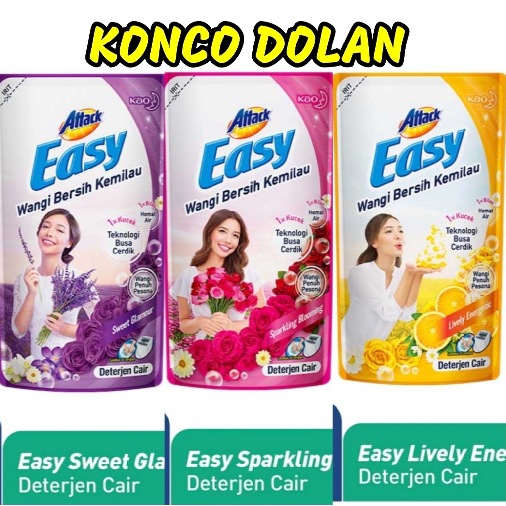 ATTACK EASY DETERJEN CAIR REFFIL 750ML