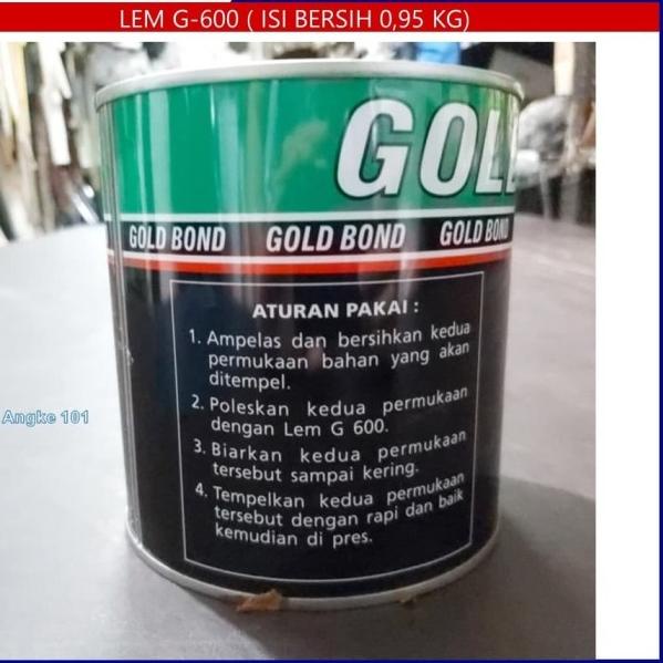 

Lem Kuning G600 1kg Utk Kulit, Busa, Spon Eva