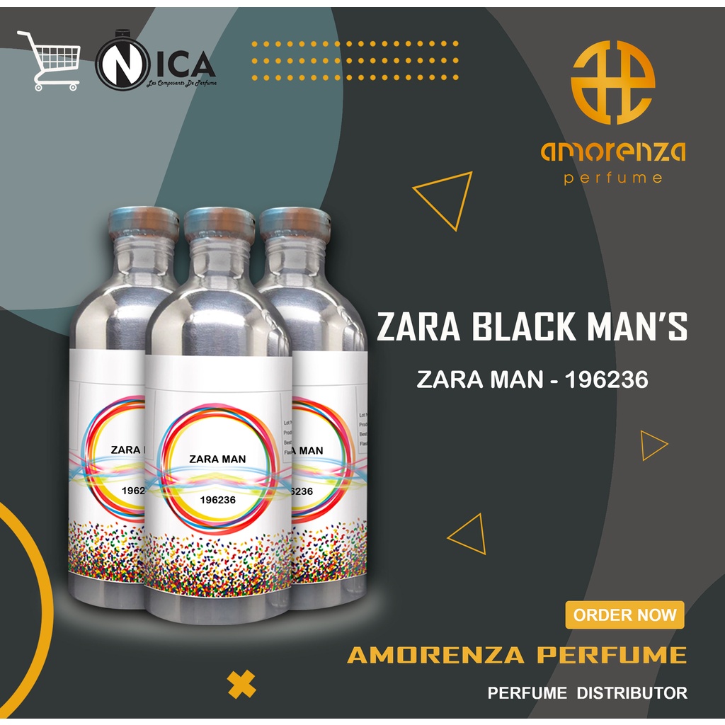 Bibit Parfum Murni ZARA BLACK MAN - ZARA MAN Nica fragrance