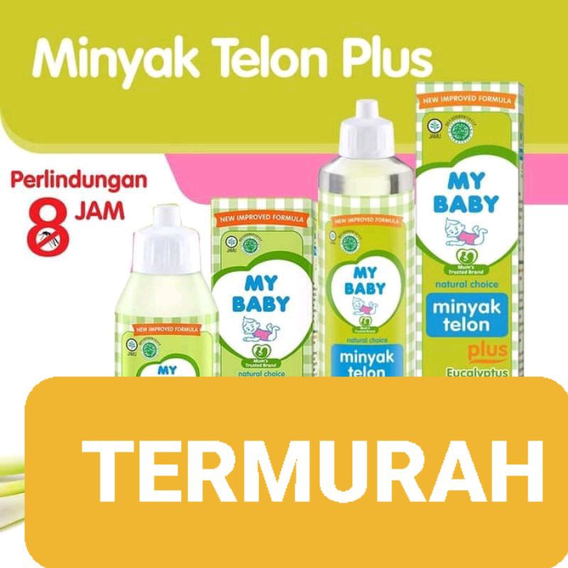 My Baby Minyak Telon Plus 8 Jam 60ml 90ml 150ml