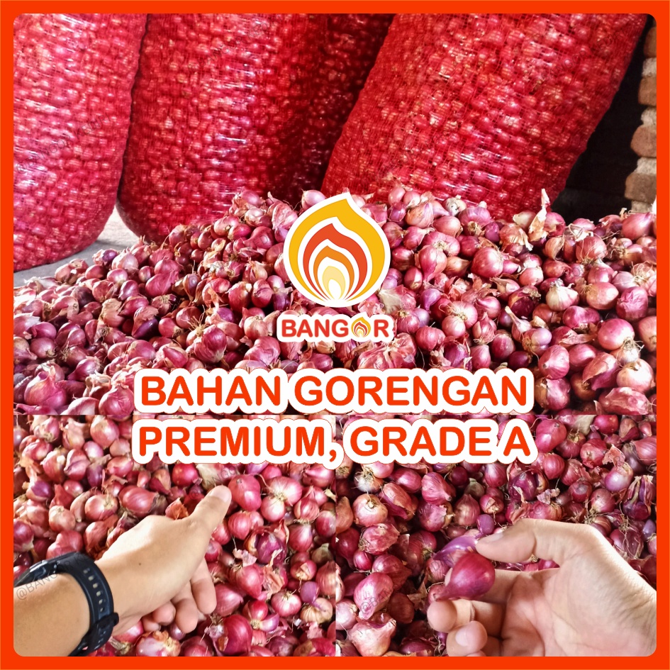 MERAH-A [ 500 gr ] Bawang Merah Goreng / Brambang Goreng, Grade A, Refill