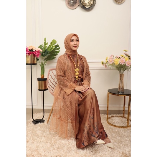 KAFTAN IKAT OUTER TILE DOT / SET OUTET TILE DOT