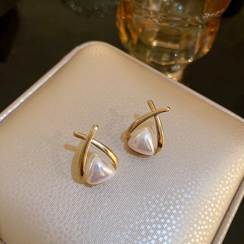 Anting Tusuk Gantung Desain Geometrisalib Gaya Koreasimpleunik Untuk Wanita