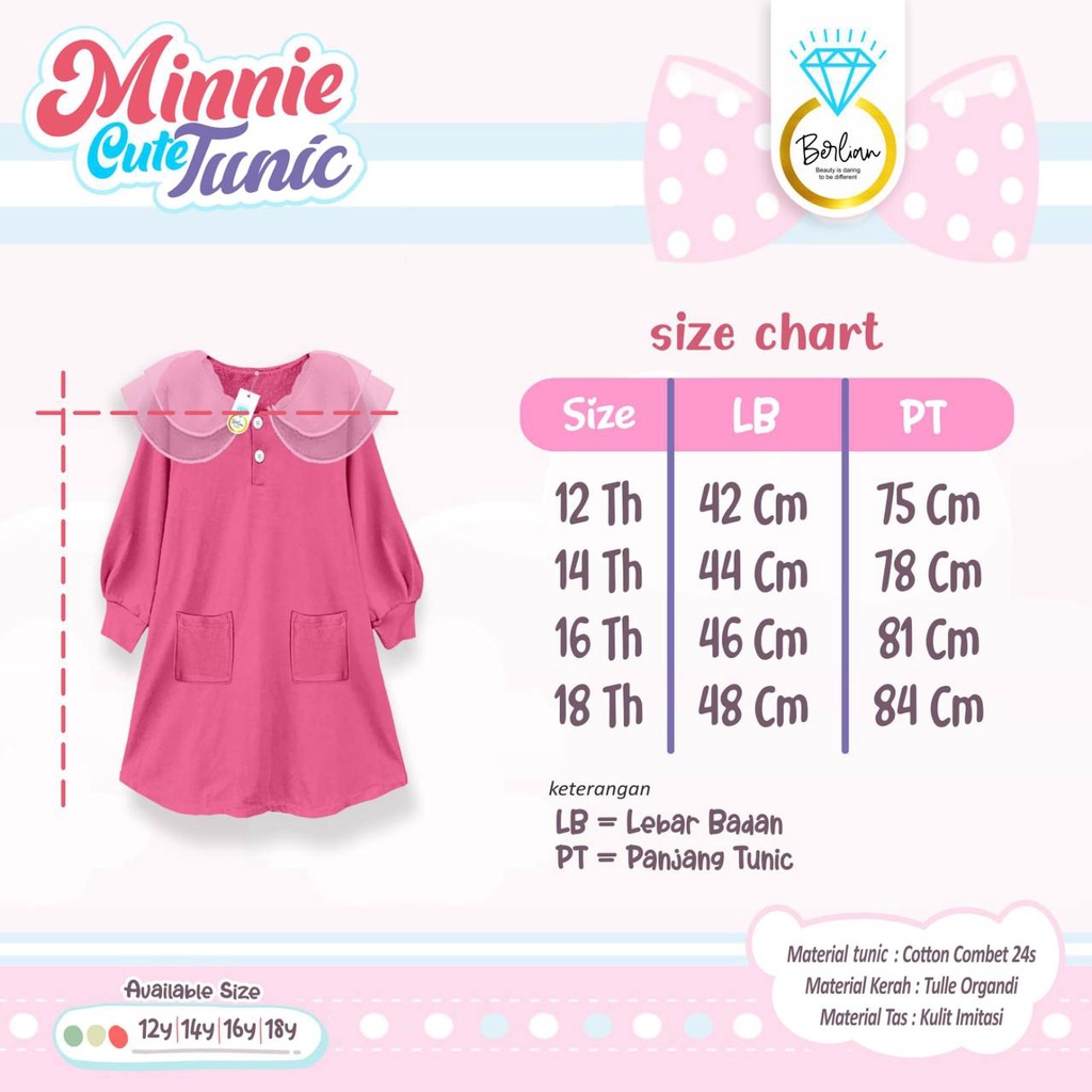 Minnie Cute Dress  &amp; Minnie Cute Tunic by Berlian