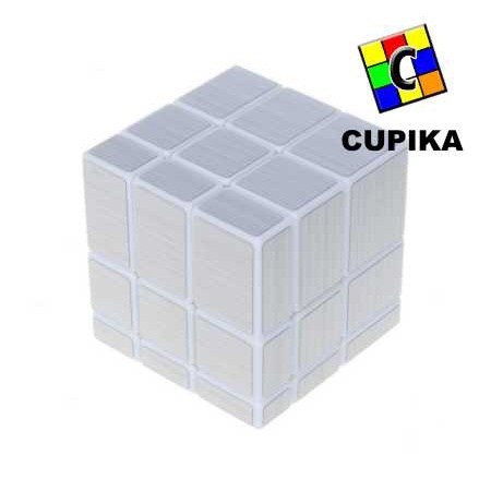 Rubik 3x3 Mirror Shengshou Legend SILVER WHITEBASE