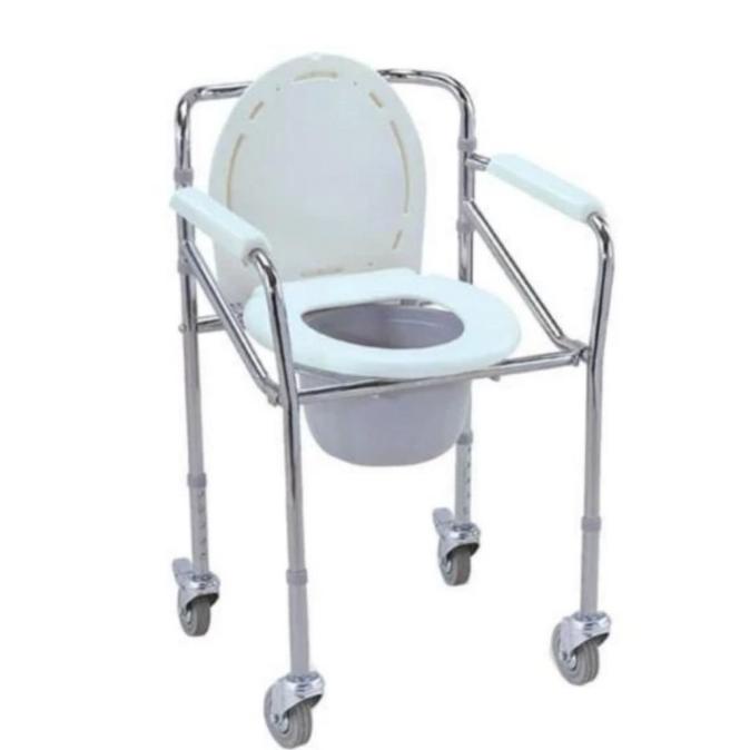 Kursi Bab Roda Commode Chair Pispot Toilet Bisa Untuk Mandi Lansia Storeulfa1